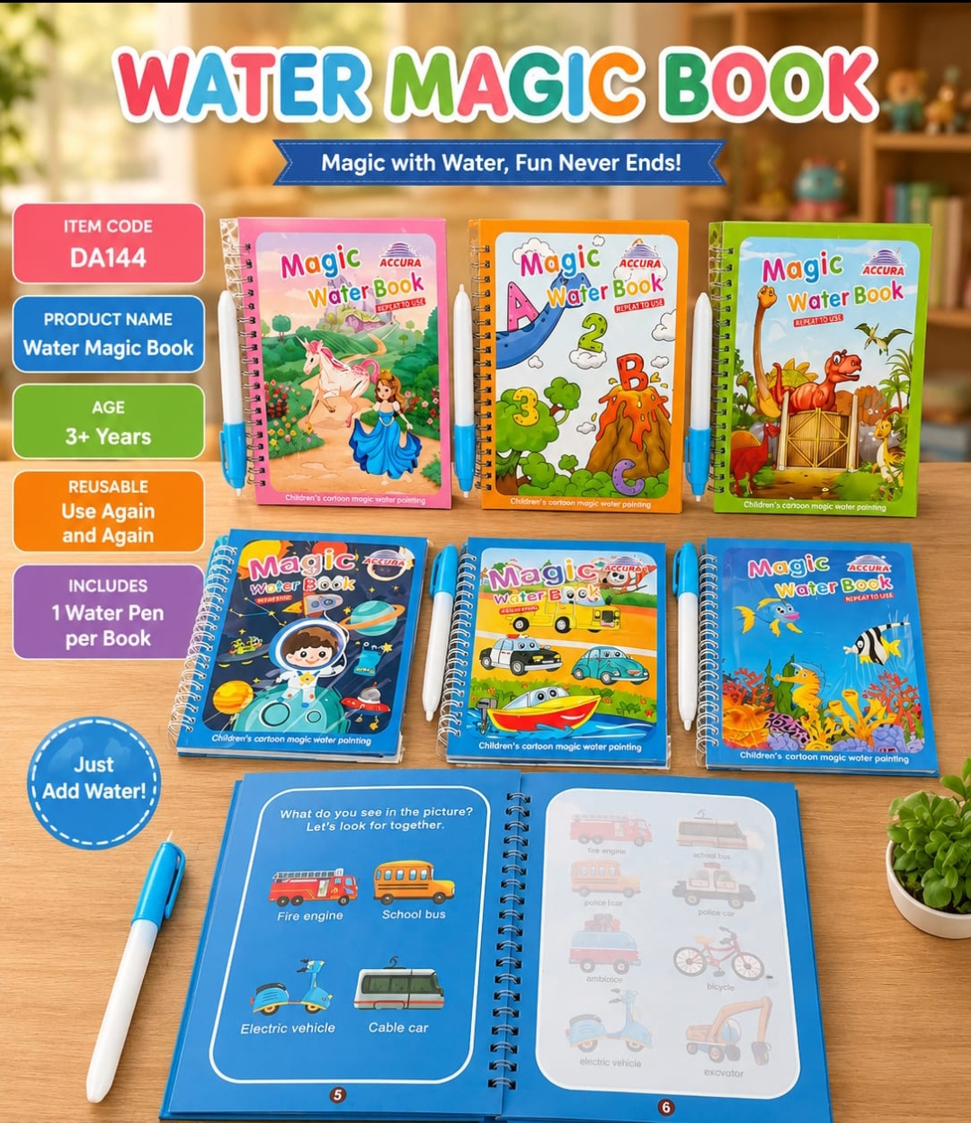 Water magic book